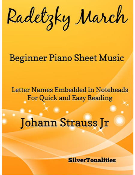 Radetzky March Beginner Piano Sheet Music Sheet Music