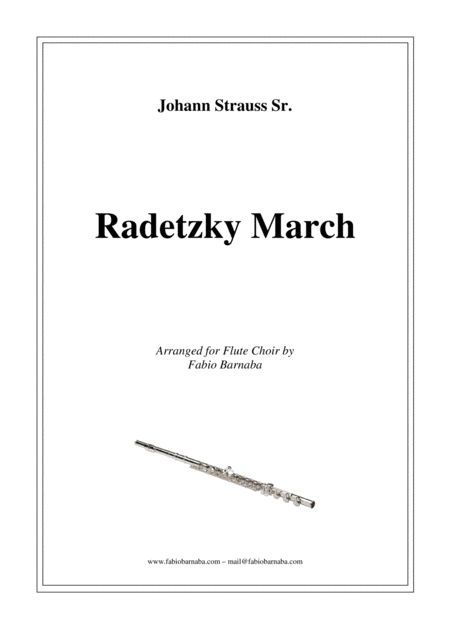 Radetzky March For Flute Choir Sheet Music
