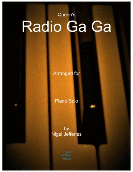 Radio Ga Ga Arranged For Piano Solo Sheet Music