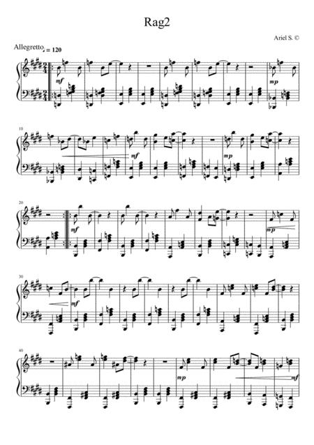 Rag2 Sheet Music