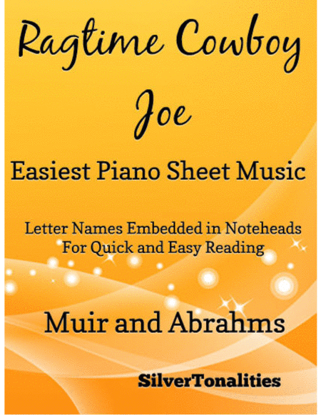 Ragtime Cowboy Joe Easiest Piano Sheet Music Sheet Music