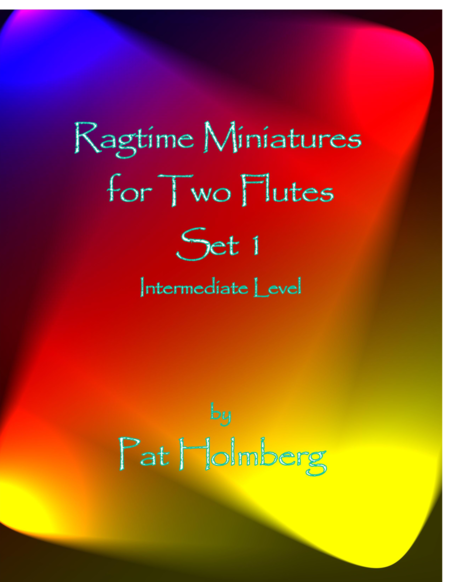 Free Sheet Music Ragtime Miniatures For Two Flutes Set 1