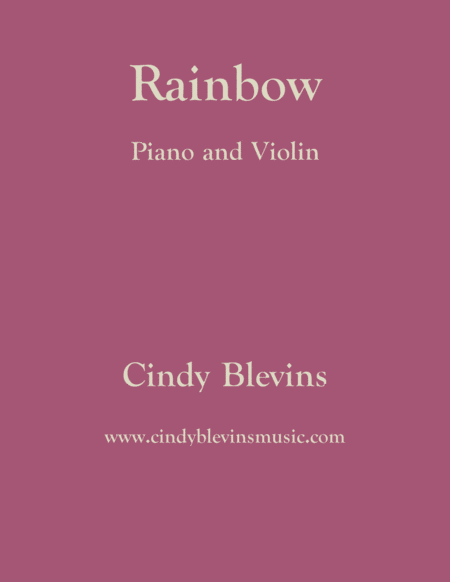 Rainbow For Piano And Violin Sheet Music