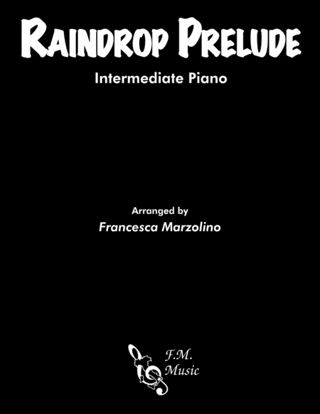 Raindrop Prelude Intermediate Piano Sheet Music