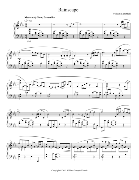 Rainscape Sheet Music