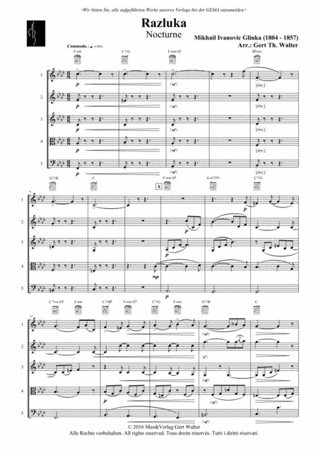 Razluka Sheet Music