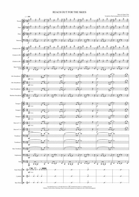 Reach Out For The Skies Sheet Music