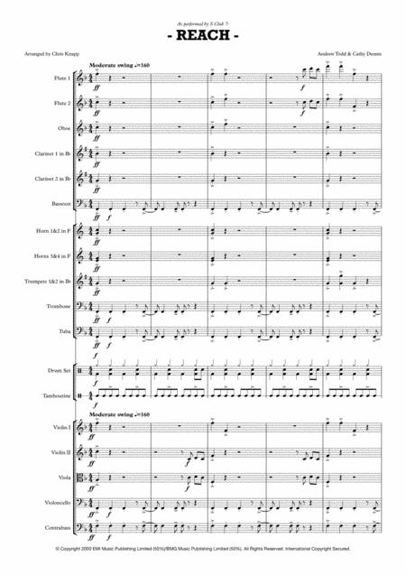 Reach Sheet Music