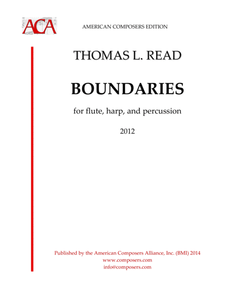 Read Boundaries Sheet Music