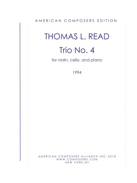 Free Sheet Music Read Piano Trio No 4