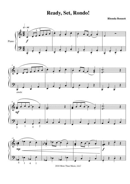 Ready Set Rondo Sheet Music