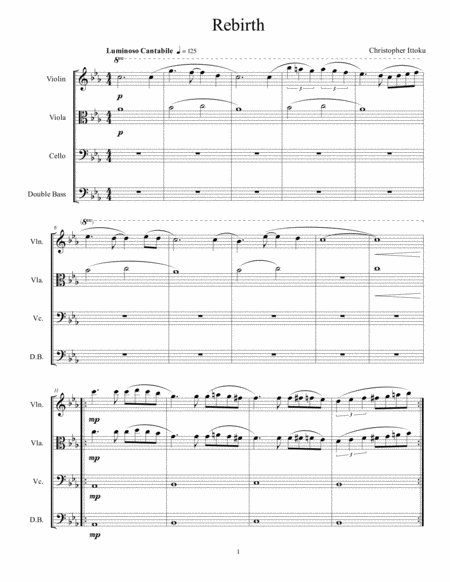 Rebirth Sheet Music