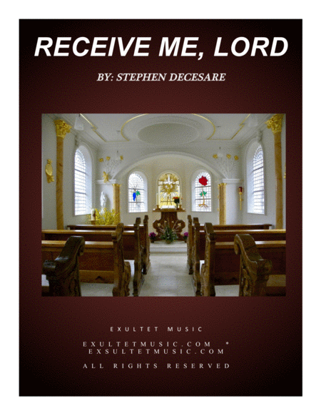 Receive Me Lord Sheet Music