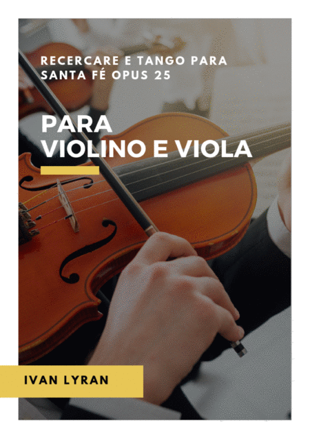 Recercare E Tango Para Santa F Opus 25 Sheet Music