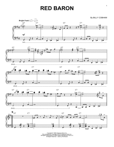 Free Sheet Music Red Baron