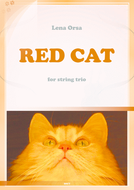 Red Cat For String Trio Sheet Music