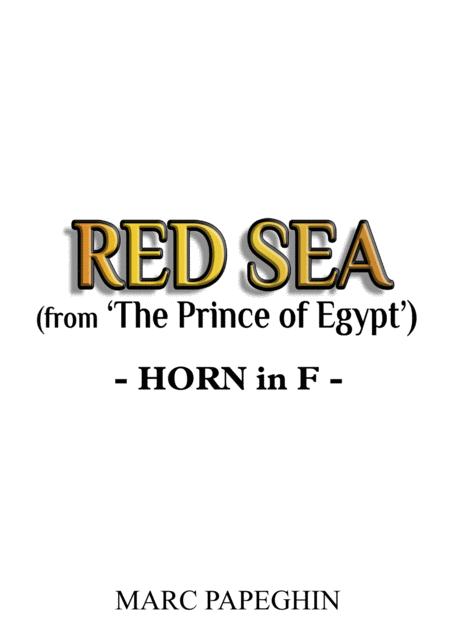 Free Sheet Music Red Sea From The Prince Of Egypt French Horn
