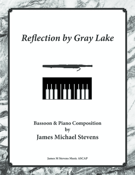 Reflection By Gray Lake Bassoon Piano Sheet Music