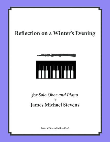 Reflection On A Winters Evening Oboe Piano Sheet Music