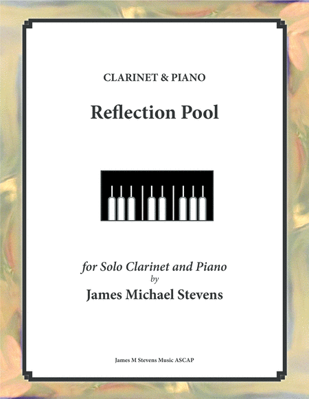 Reflection Pool Clarinet Piano Sheet Music