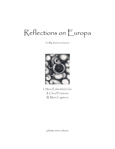 Free Sheet Music Reflections On Europa For Clarinet And Piano