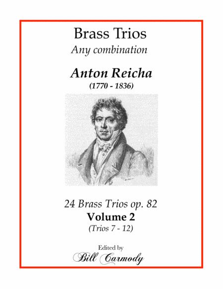 Free Sheet Music Reicha 24 Brass Trios Vol 3 Trios 13 18