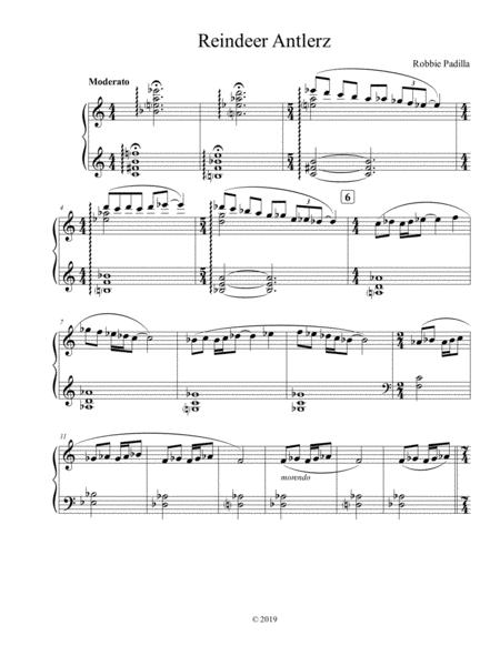 Reindeer Antlerz Sheet Music