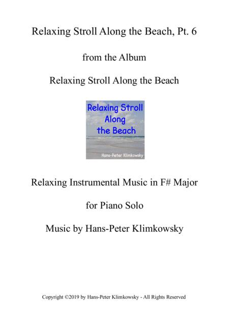 Free Sheet Music Relaxing Stroll Along The Beach Pt 6