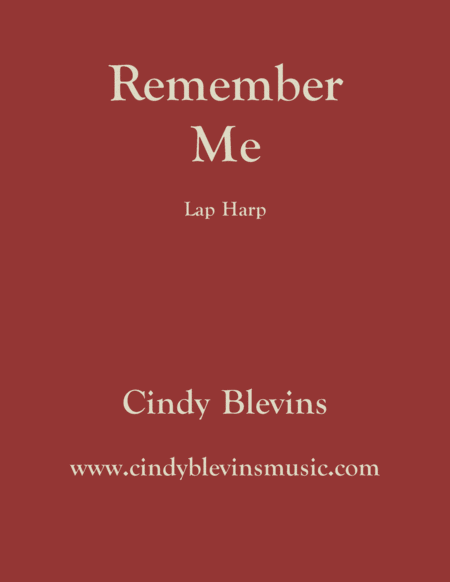 Remember Me An Original Solo For Lap Harp From My Book Gentility Lap Harp Version Sheet Music