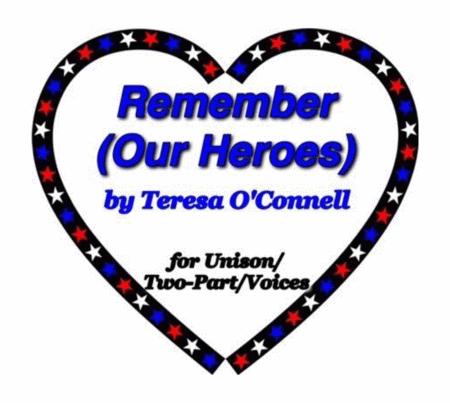 Remember Our Heroes Digital Orchestrated Backing Track Remember Our Heroes By Teresa O Connell Sheet Music