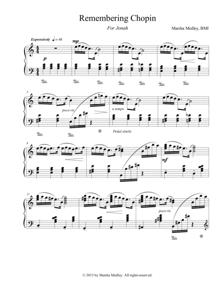 Remembering Chopin Sheet Music