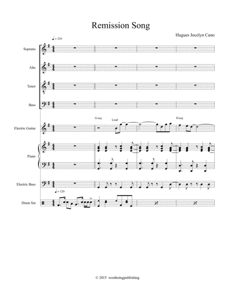 Remission Song Sheet Music