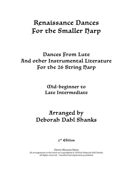 Renaissance Dances For The Harp Sheet Music