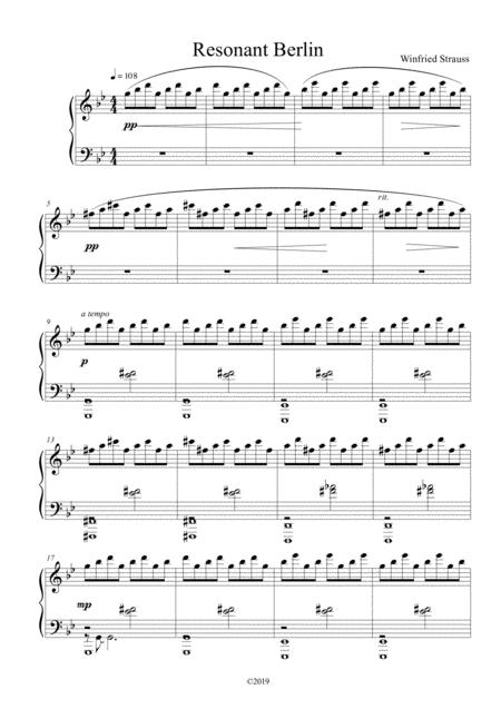 Resonant Berlin Sheet Music