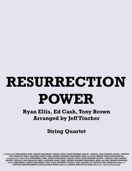 Resurrection Power Sheet Music