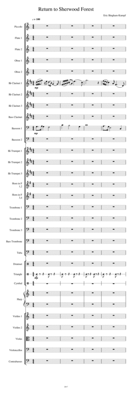 Return To Sherwood Forest Sheet Music