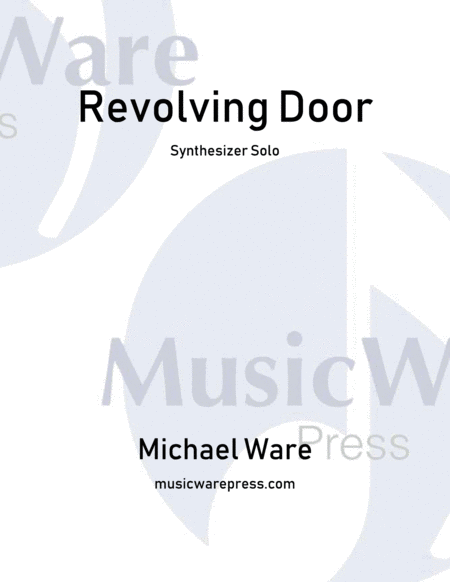 Free Sheet Music Revolving Door Synth Solo