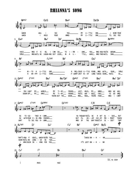 Rhiannas Song Sheet Music