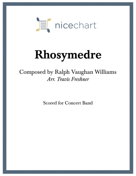 Rhosymedre Score Parts Sheet Music