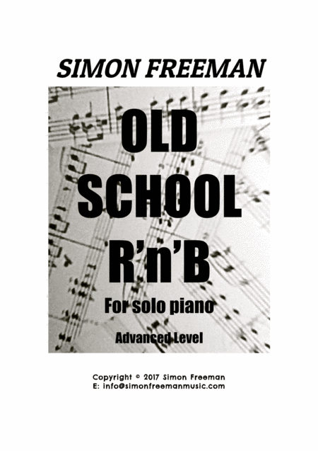 Rhythm N Blues Old School R N B Sheet Music