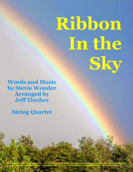 Free Sheet Music Ribbon In The Sky