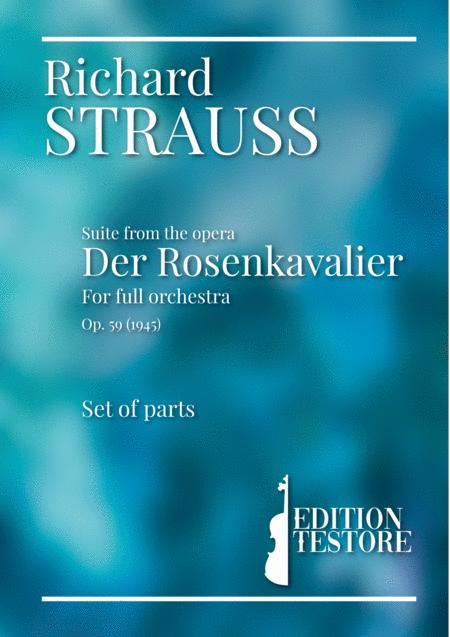 Free Sheet Music Richard Strauss Suite Der Rosenkavalier Op 59 Full Orchestra