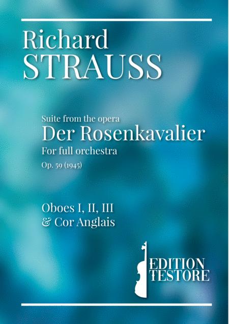 Richard Strauss Suite Der Rosenkavalier Op 59 Oboes I Ii Iii Cor Anglais Sheet Music