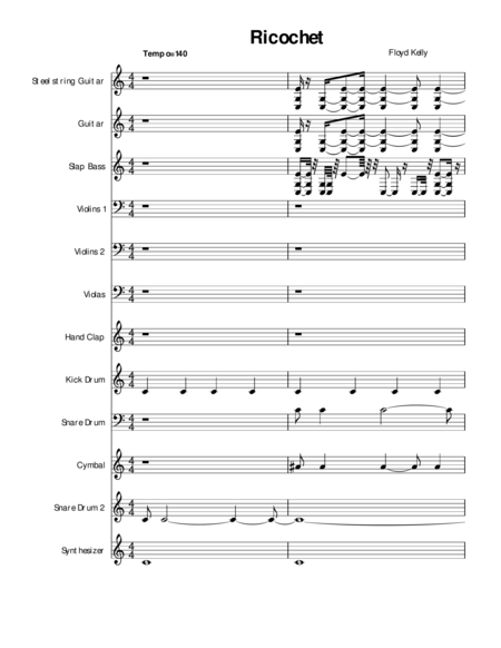 Ricochet Sheet Music