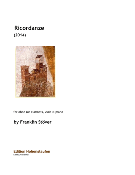 Free Sheet Music Ricordanze For Oboe Or Clarinet Viola And Piano