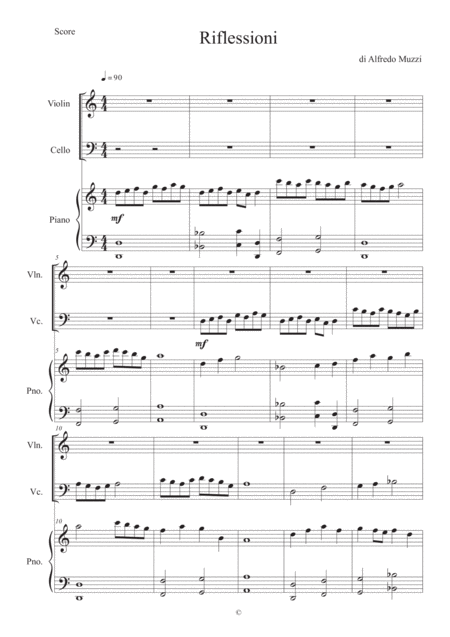 Riflessioni Sheet Music