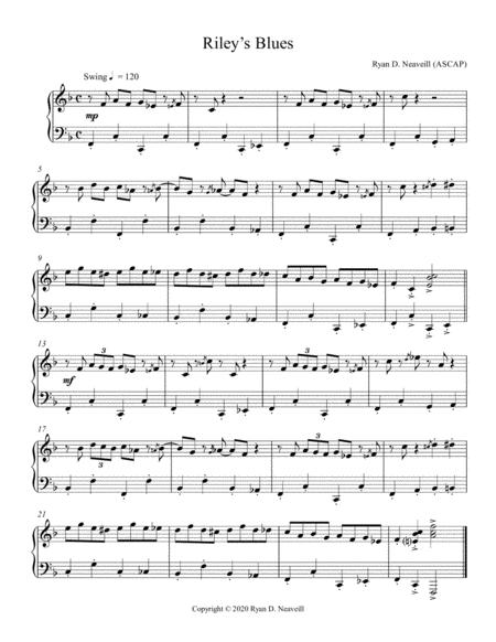 Free Sheet Music Rileys Blues