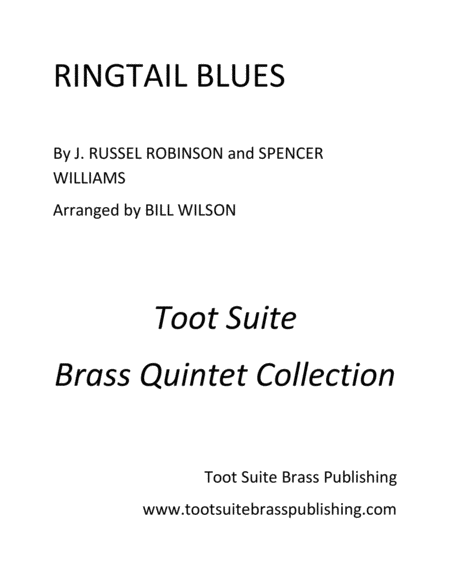 Ringtail Blues Sheet Music