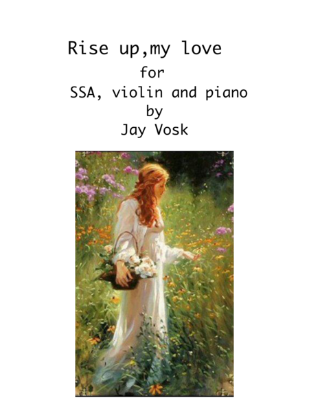 Free Sheet Music Rise Up My Love