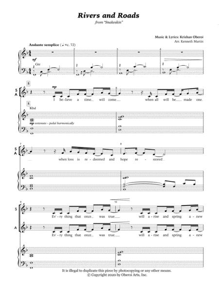 Rivers And Roads Sheet Music